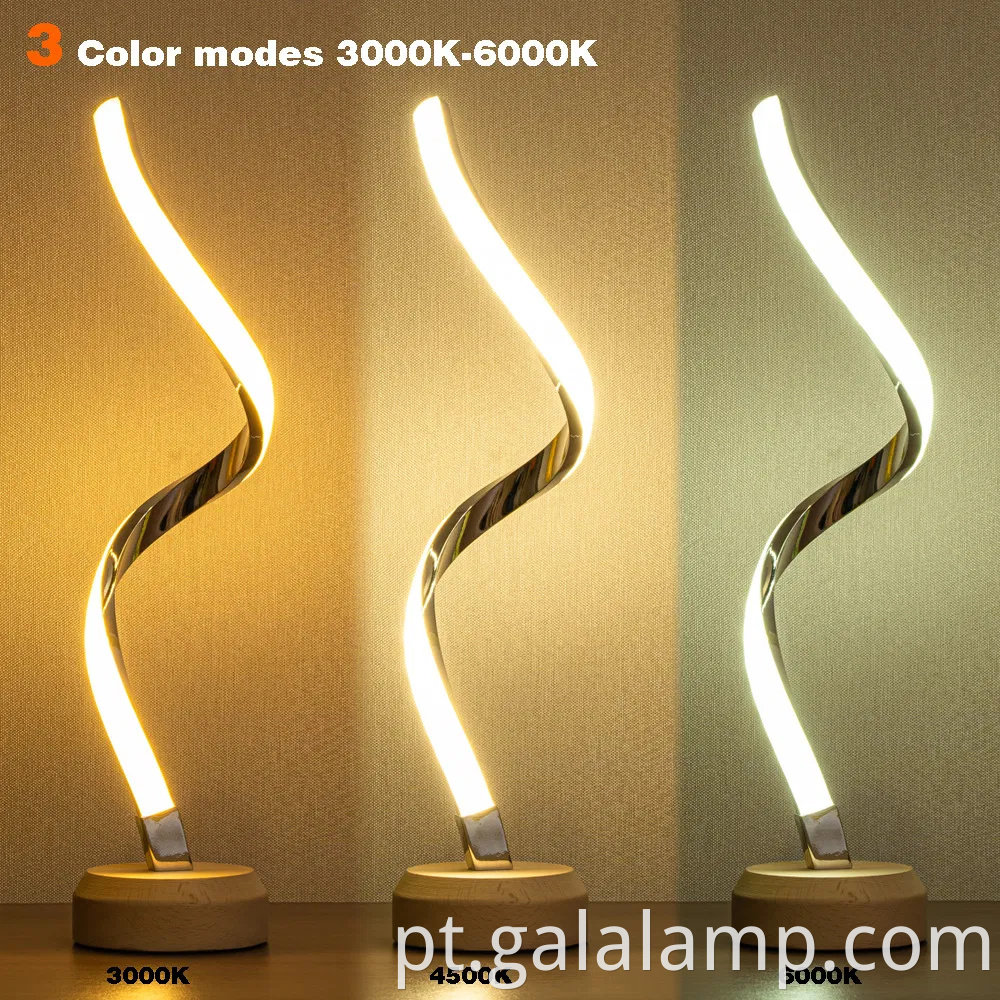 RGB colorido led de cabeceira de cabeceira da noite LED